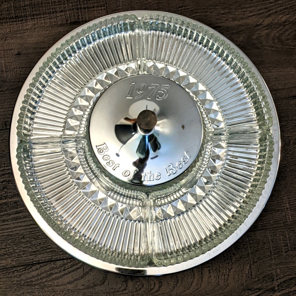 Vintage KROMEX Rotating Lazy Susan Condiment Tray